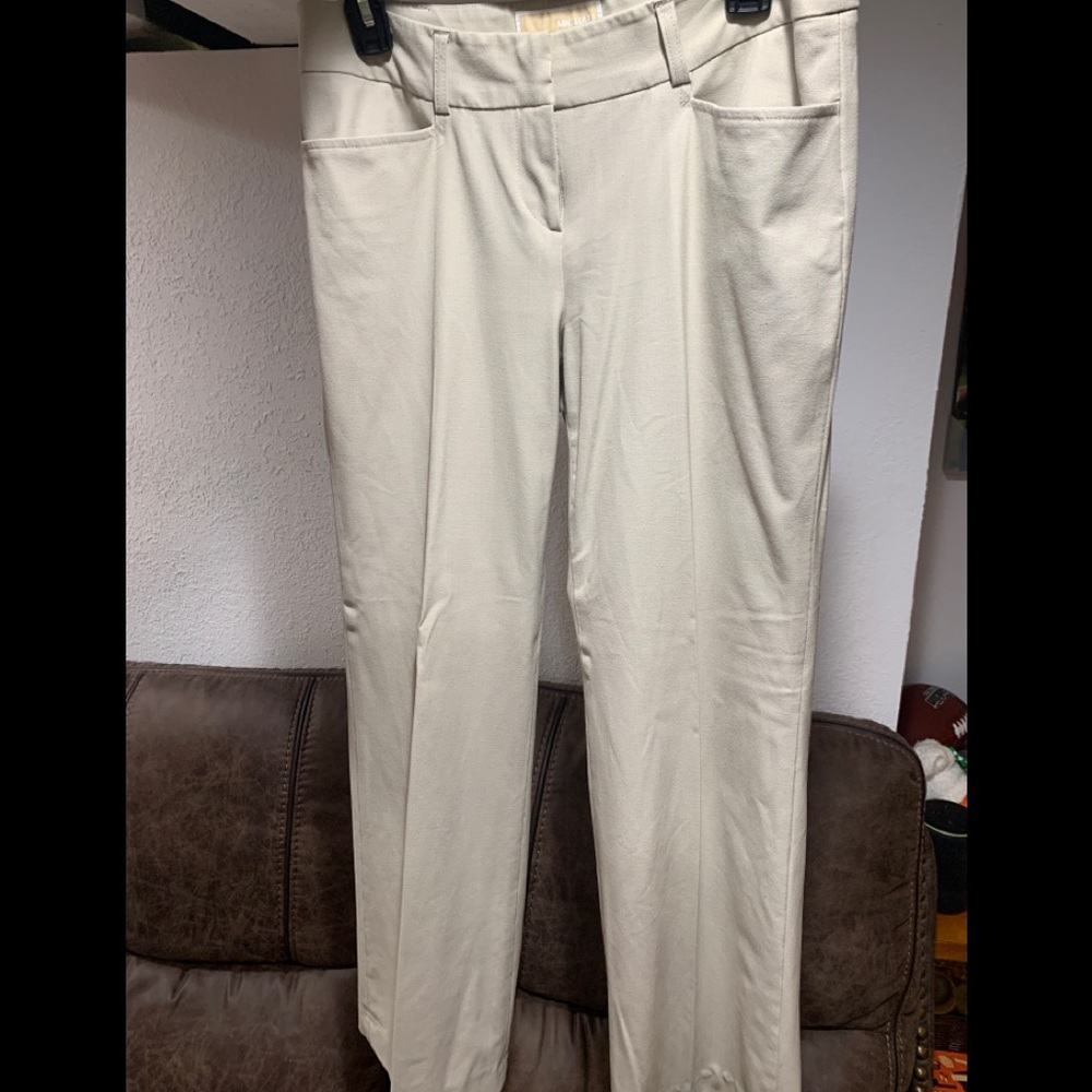 Michael Kors pants womens dress chinos stretch mid rise